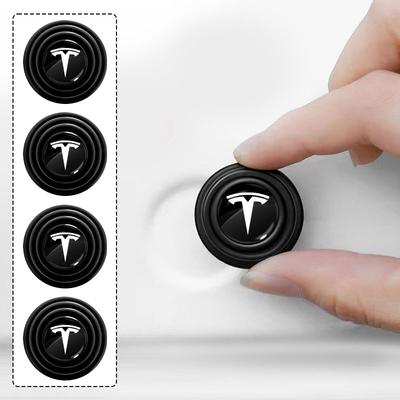 Car Door Anti-Collision Silicone Pads Shock Absorber Gasket Suitable for Model 3 Model X S 2016-2020 Decals TM3 TMX TMS