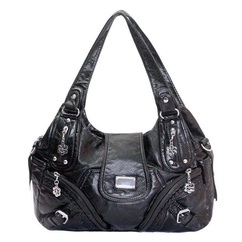 Ретро Мягкая Кожаная Сумка для Мотоцикла, Сумка через Плечо, Женская Сумка