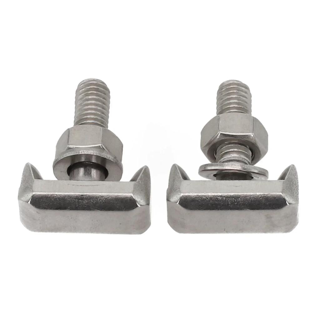 2PCS Konektor baterie z nerezové oceli T-Bolt Fit pro Chevy 2007-2014 Náhradní díly Příslušenství 19116852