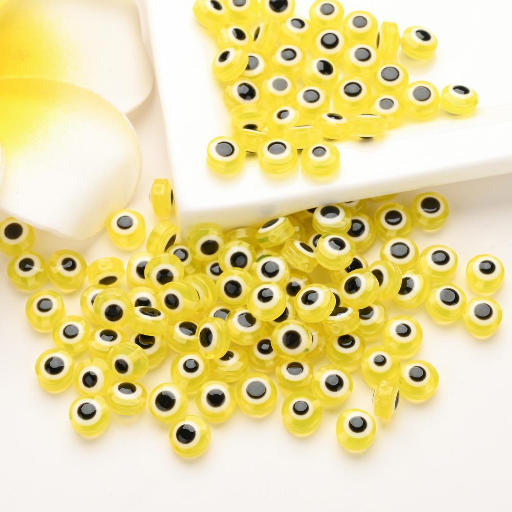 Resin Fish Eye Round Beads for DIY Devil Eye Bracelets, Necklaces, and Accessories