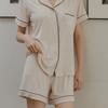 Frenchiel Micro Modal Short Sleeve Pajama Peach Fuzz  Fwpj062s 