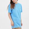 Vans X Tyakasha Collaboration Fun Cartoon Smiley Earth Print Sweet Cool Dopamine Short Sleeve Drop Shoulder T-Shirt Women T-Shirts Blue VN0A7YG11OO