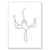 Nordic Minimalist Figures Line Art Sexy Woman Wall Canvas Painting Girls Drawing Posters And Prints Decor For Living Room HD0095