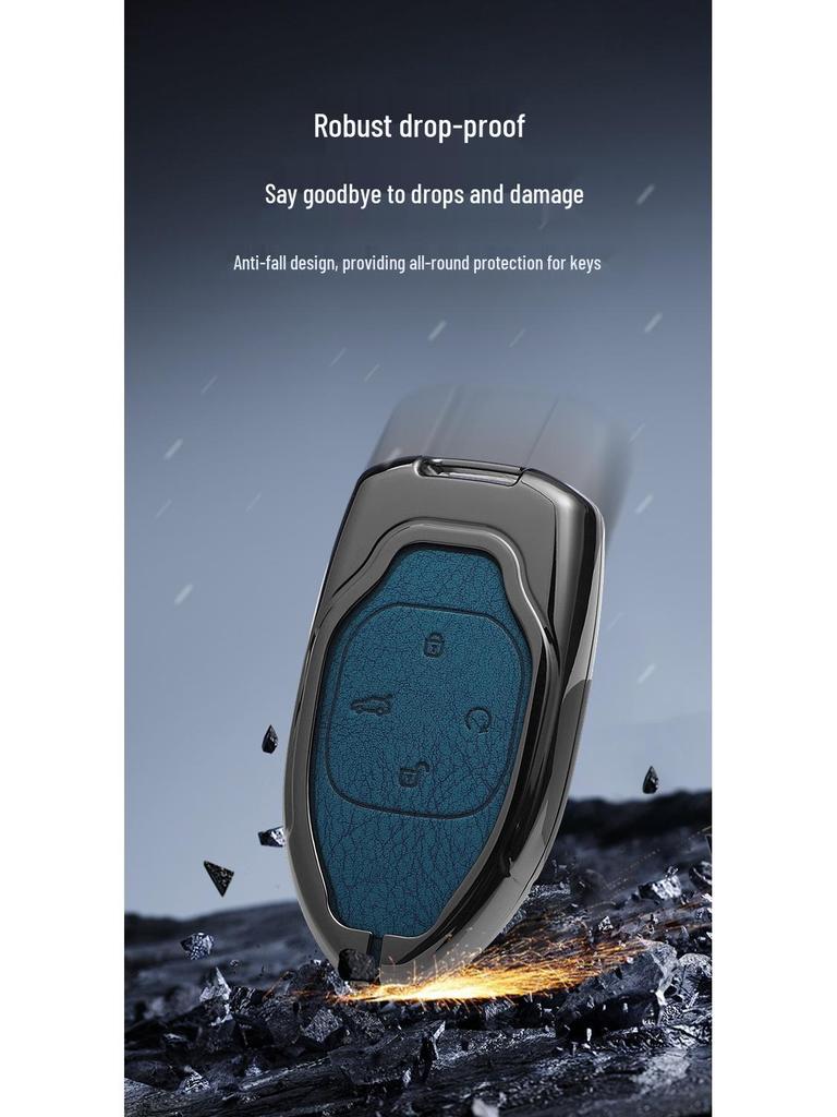 Metal Key Case Protective Cover for GAC Trumpchi Models: GS4, GS3, GS5, GS7, GS8, GA3S, Vision, GA4, GA6.