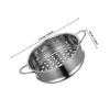 Stainless Steel Food Steamer Basket Long-Lasting Multi-Purpose Kitchen Steaming Tool Suitable for Home Restaurant Cooking