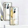Case for Huawei P60 P50 P40 P30 Pro with Double Sided Tempered-Glass & Metal Frame Phone Bumpers Full Lens Protection Cover