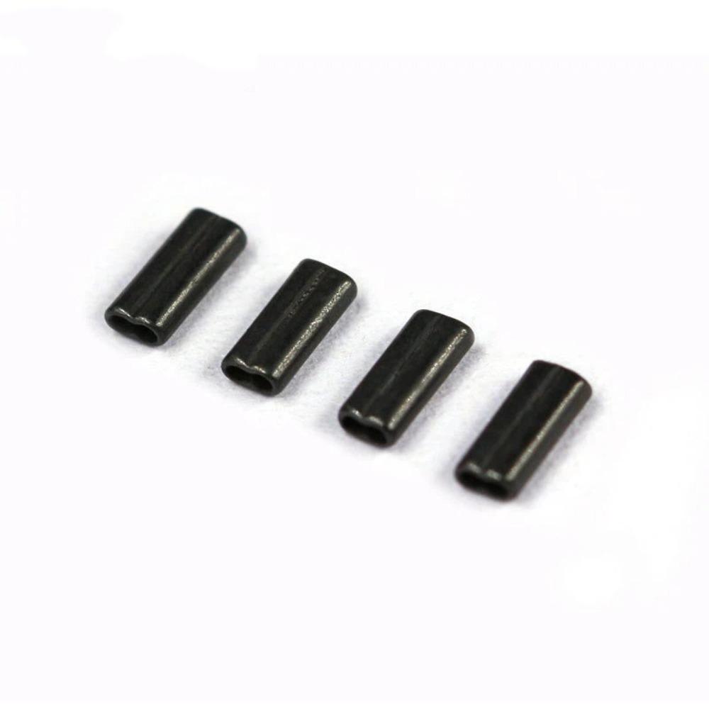 100pcs 100pcs Fishing Wire Leader Fixer Black Fishing Connectors Rigging Use