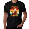 Fantastico Mr Fox T-shirt Vintage Street Fashion Maglietta Casual