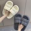 New summer cool slippers men's thick-bottomed indoor bathroom bath couple home household slippers women