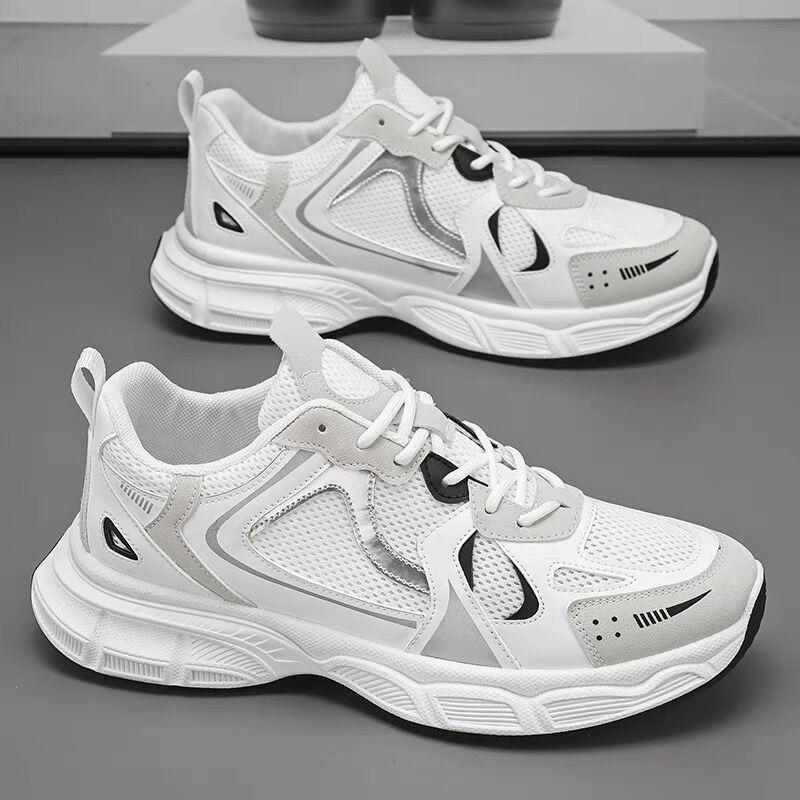 Summer men's shoes new breathable shoes men's trendy versatile platform mesh sports shoes casual
