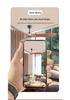 Variable Frequency Ceiling Fan with Light and Remote Control, Solid Wood Blades, for Living Room, Dining Room, Bedroom