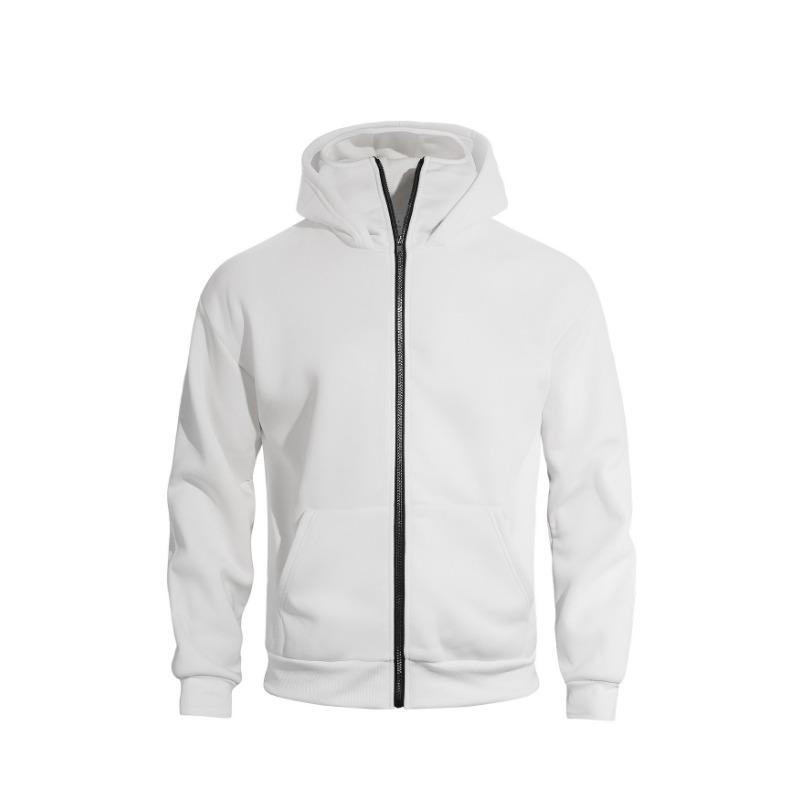 Spring Autumn Design Double-layer Hooded Zipper Sweatshirt Loose Street Pocket Jacket Men Fashion Couples