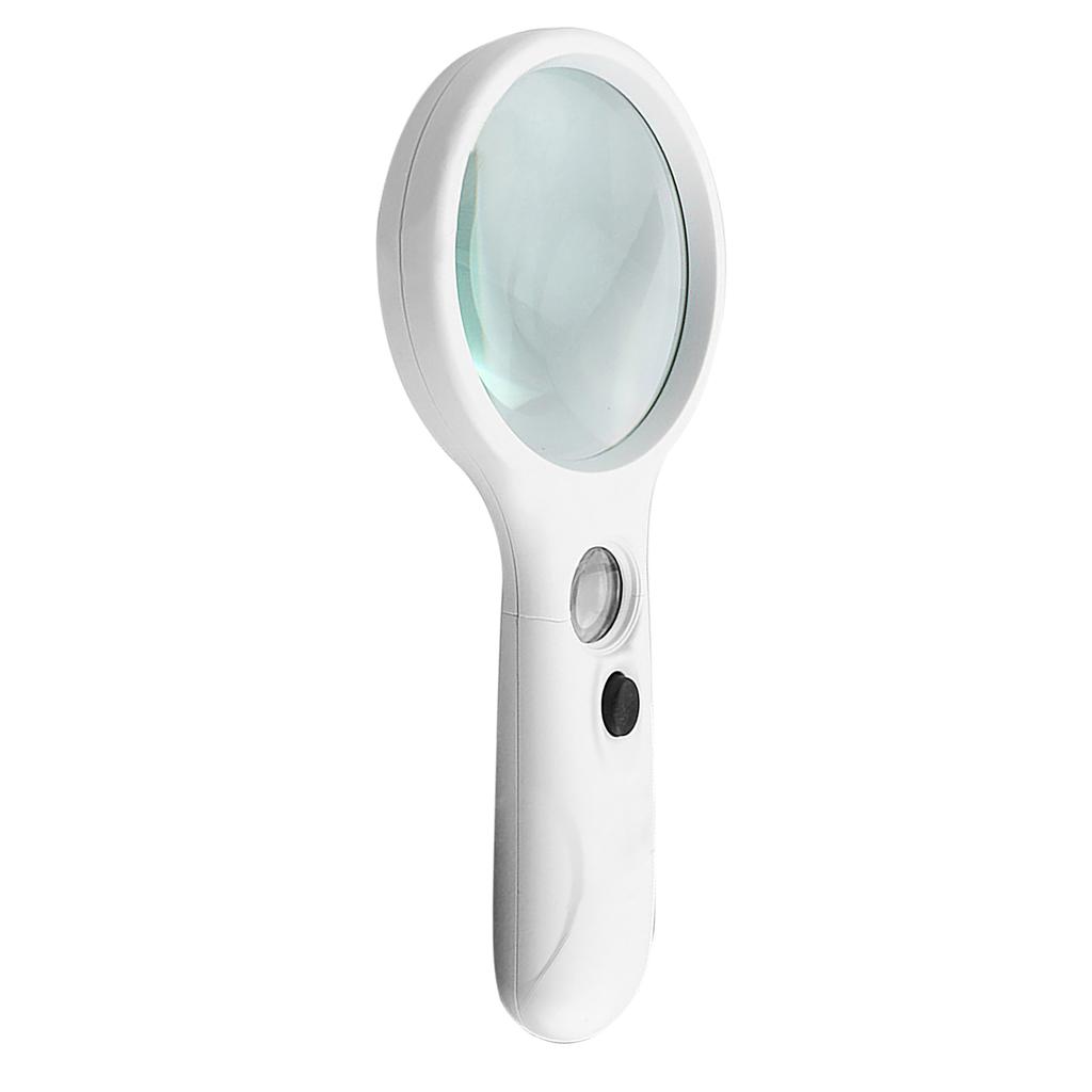 Magnifying Glass LED 3X 45X Magnification Handheld Magnifier Lens for Reading Repair