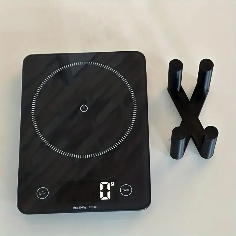 Heavy-Duty Plastic Weight Scale Stand with Sturdy Base - Bathroom & Home Gym Organizer, Compatible with Scales, Utility Racks