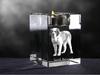 St. Bernard, Saint Bernard, Alpine Mastiff, Bernhardiner – Candle holder with dog photo, crystal tealight holder | Art-Dog