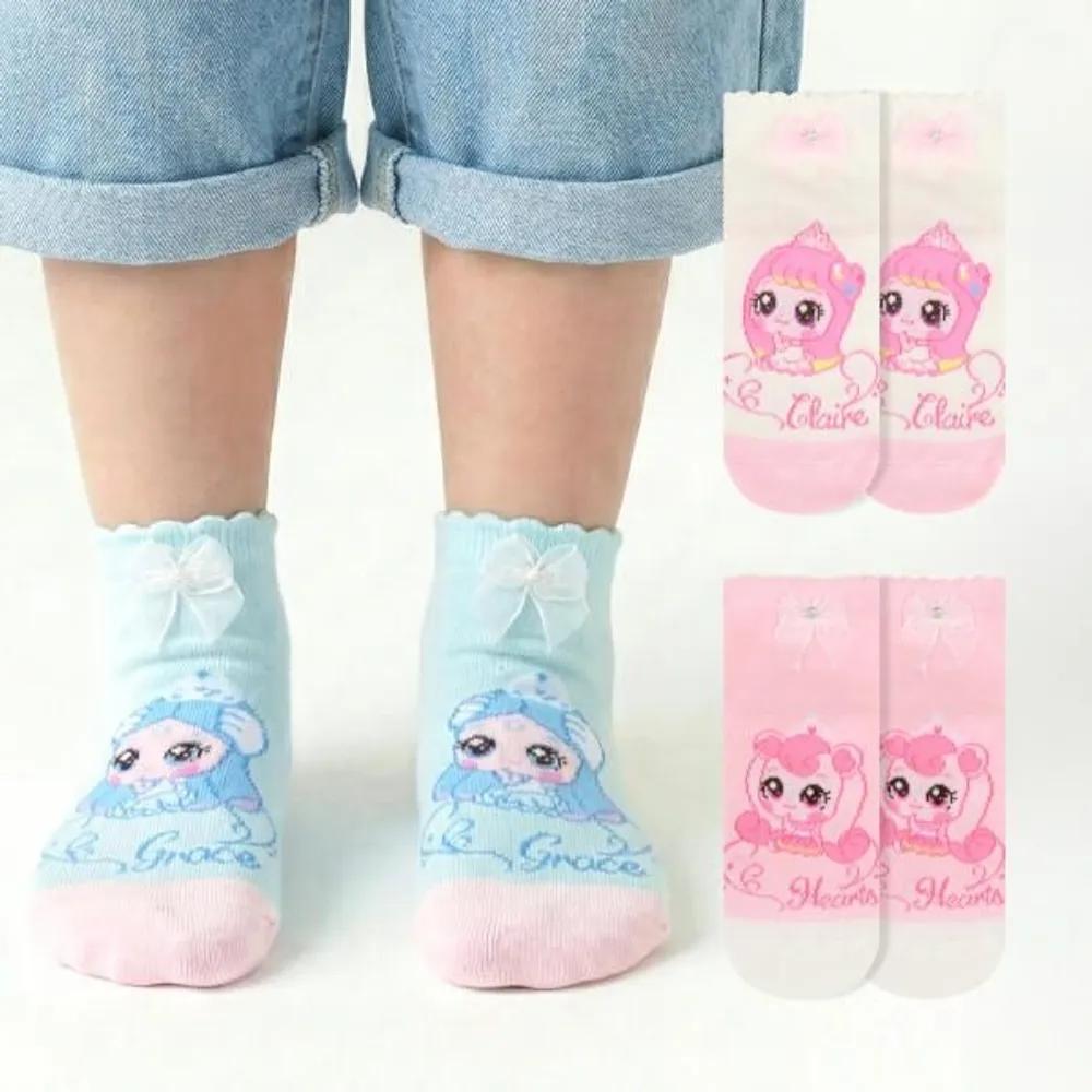 Premier Farm Catch Teenieping Rene Ribbon Kids Ankle Socks 3 Pairs Mixed/No. 3