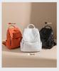 Women's Large Soft Leather Backpack - Casual Travel & College Bag