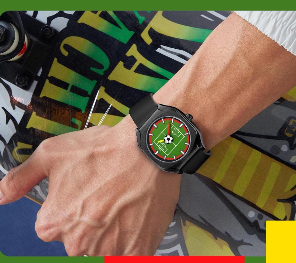 2024 World Cup Men's Sports Watch - Silicone Strap, Fashionable Fan Wristwatch