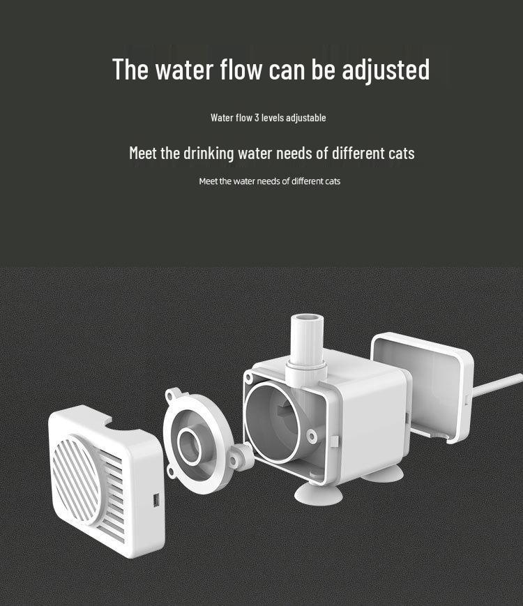 Fontaine à eau intelligente pour chat: Robinet d'eau courante à induction automatique sans fil avec filtre pour animaux de compagnie