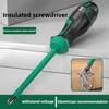 Insulated Screwdriver Slotted Phillips Nut Driver Magnetic Screw Key Bits Electrician's Professional Maintenance Hand Tool