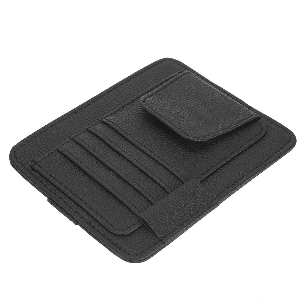 Multi Purpose Car Visor Organizer Sun Visor Storage Holder Pouch Card Bill Storage Bag