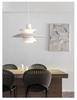 Danish UFO Pendant Light: Nordic Bauhaus Design for Dining Room or Bar