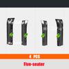 For Zeekr X 2026 2027 Carbon Fiber Door Sill Protector Plate Auto Door Step Scuff Cover Anti-Dirty Interior Trim Accessories