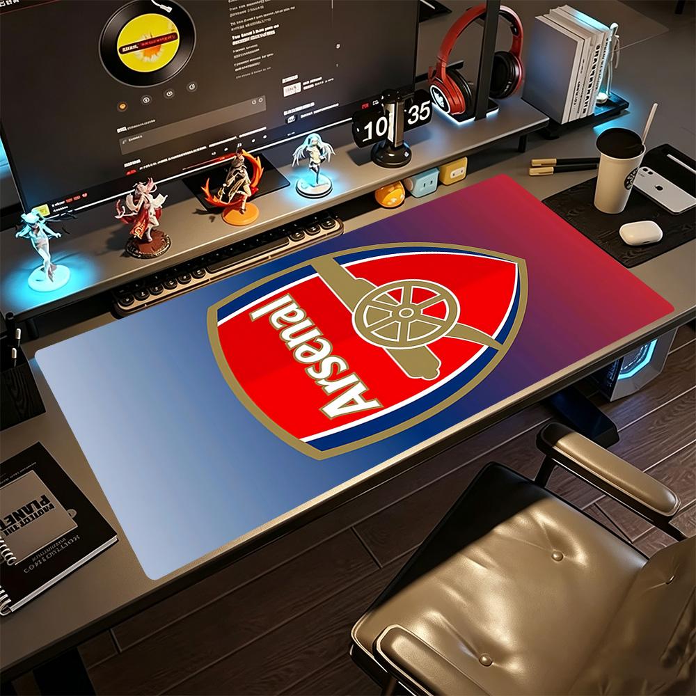 Arsenal Gaming-Mauspad Schreibtisch-Mauspad Computertisch Tastaturmatte Rutschfester Gummiunterboden Geeignet für Büro Gaming-PC Laptop