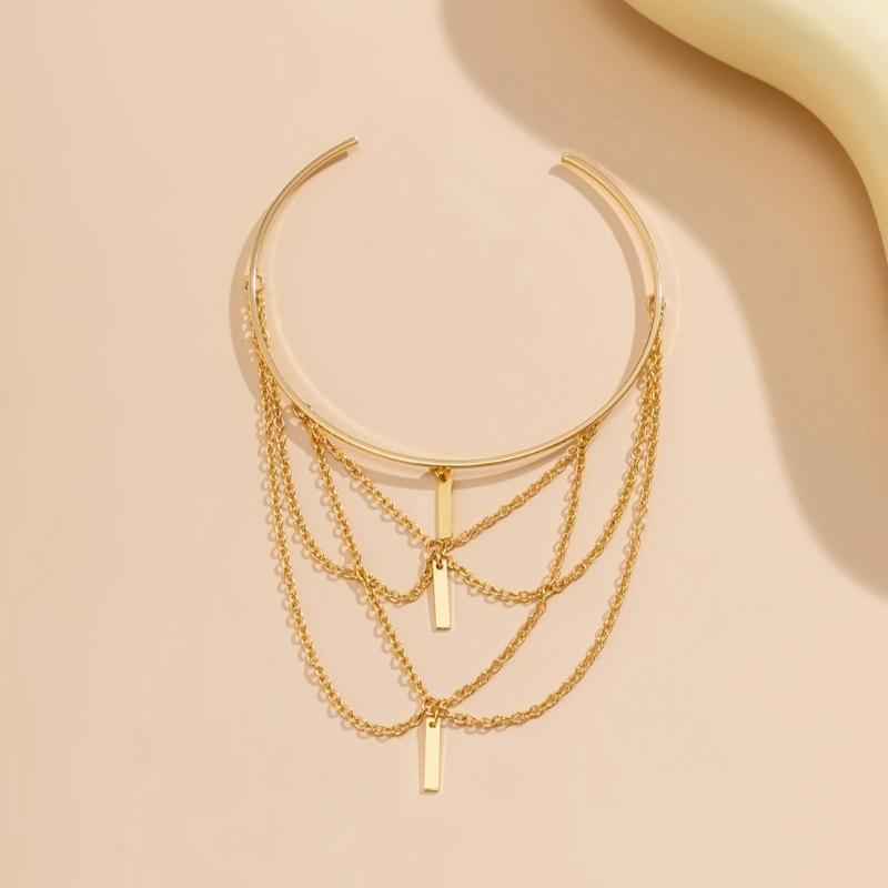 Tassel Arm Bracelets Tassel Arm Bangles Open Arm Bracelets Adjustable Bracelets Wedding Bridal Arm Chain Bangle Jewelry