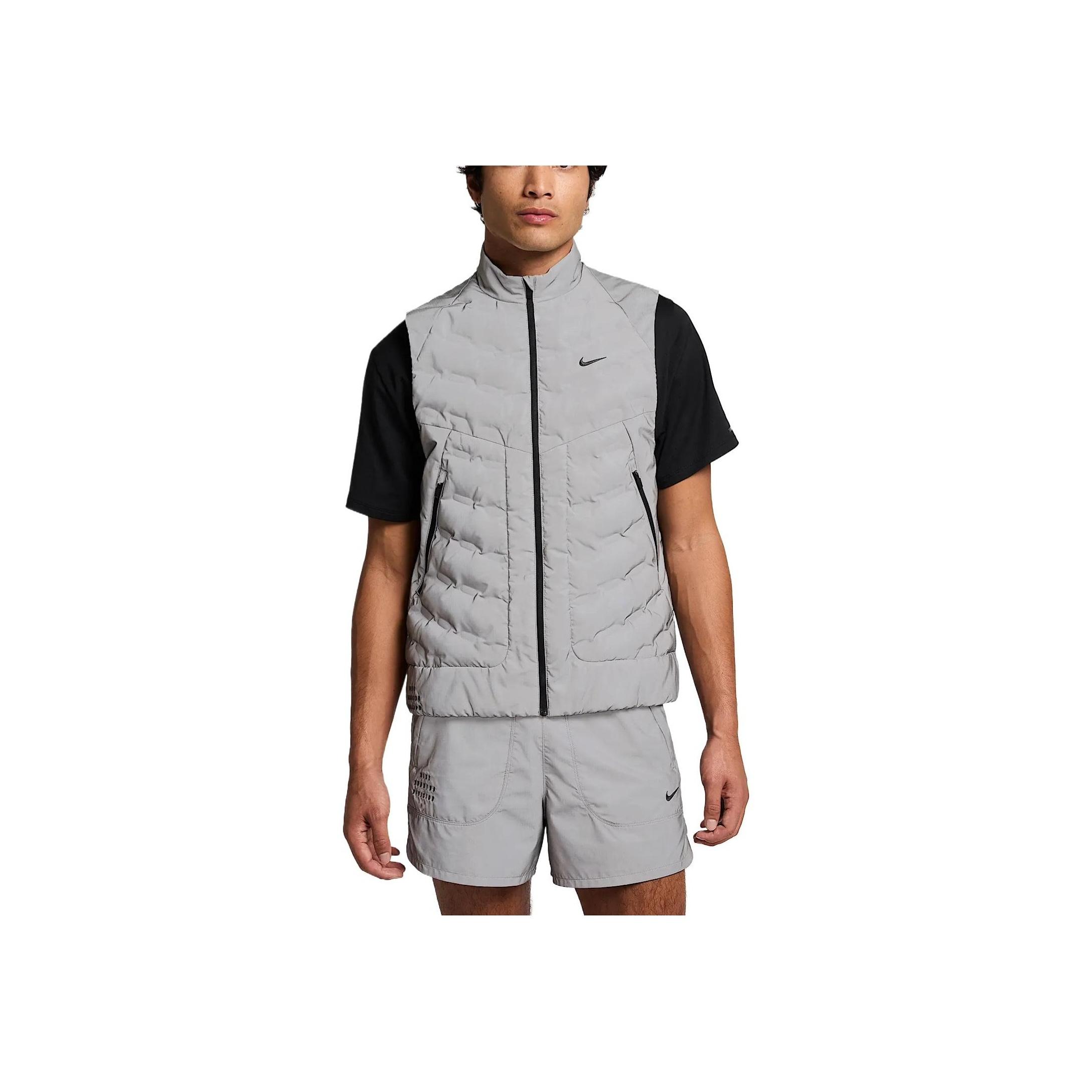 

Nike Therma-Fit Adv Running Division Casual Sports Comfortable Warm Outdoor Sleeveless Vest Men vest Reflective-Silver FZ1131-035 L