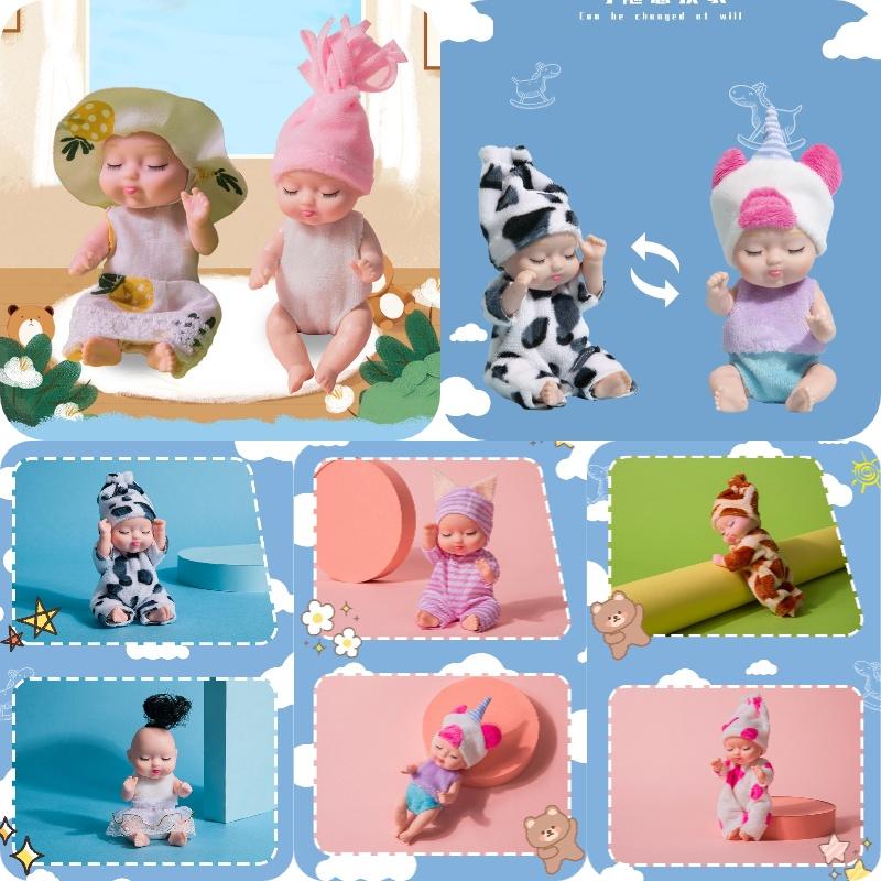 Reborn Sleeping Doll Girl Pvc Bjd Toy With Adjustable Joints And Soft Clothes