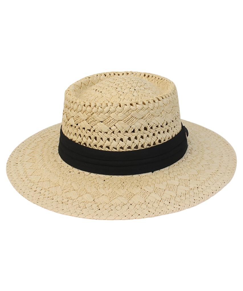 Yunibeosyeolkemiseuteuli Sanjose Bk Line Beige Panama Hat Panama Hat