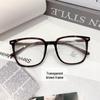 Ultralight Korean Style Women's TR Glasses 53 - Anti-Blue Light, Face Slimming, Square/Round Frame