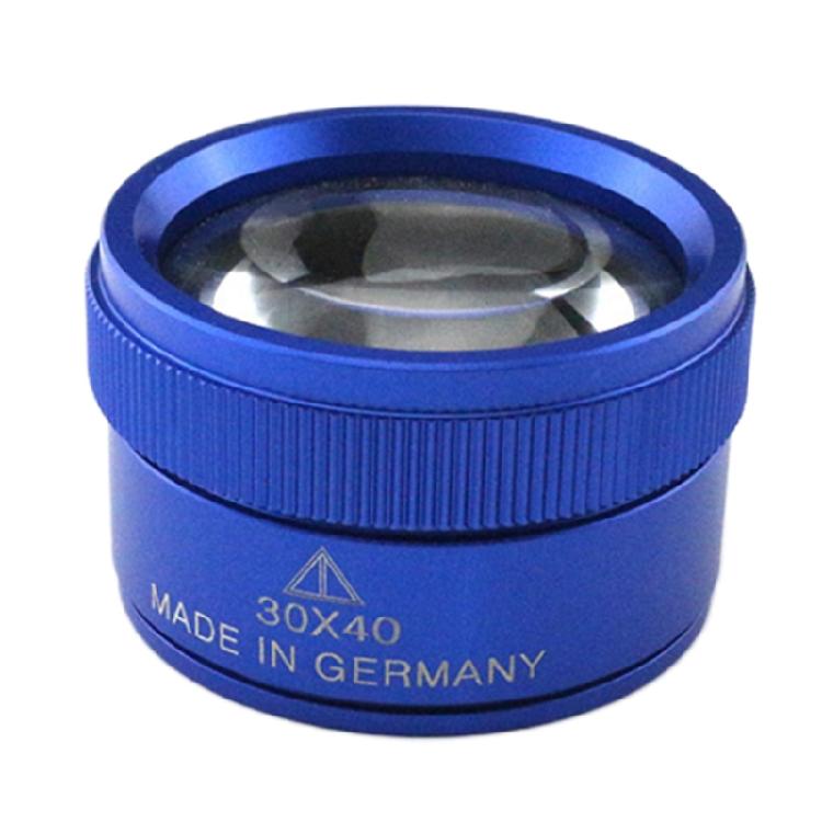 30x Optics Loupes Magnifier Loop Microscope Magnifying Glass Lens Portable Coins