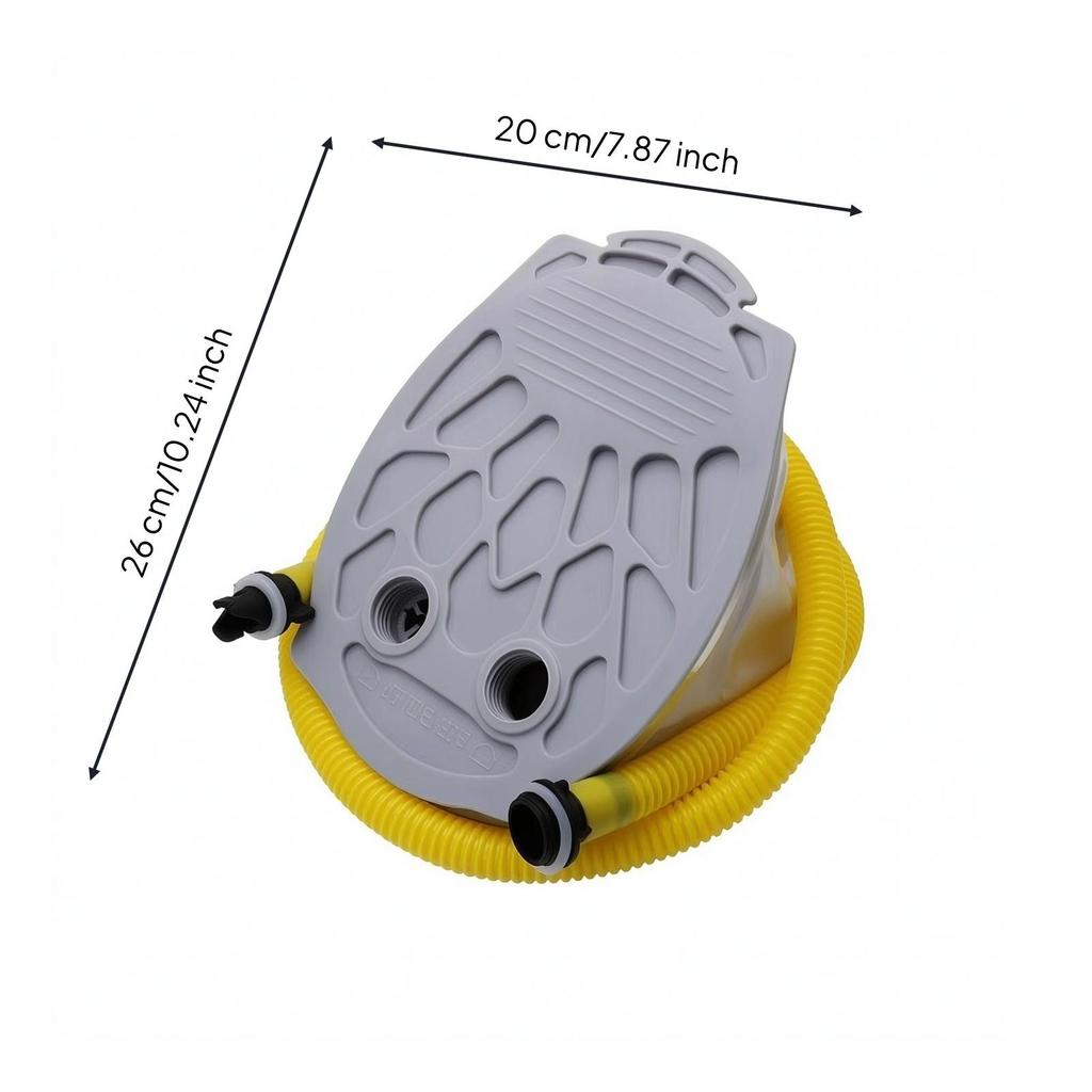 Foot-Operated Air Pump with Hose Portable for Campsite, Outdoor