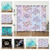 Curtains Marine Animals Sea Turtle Curtains Digital Printing Blackout Curtains No Punching