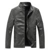 Spring and Autumn New Men's Leather Jacket Men's Slim-fit Locomotive Men's Leather Jacket
