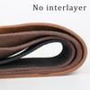 3.5mm Thick Top Layer Lychee Patterned Cowhide Handmade DIY Shoulder Bag with Belt, Soft Leather Shoulder Strap, Leather Rope, a
