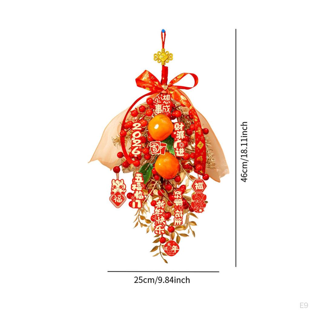 Chinese Year Hanging Decoration Decor Decorative Traditional Entryway Sign for