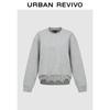 UR2026 Women's Lace Patchwork Loose Sweatshirt