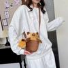 PP Cotton Panda Shoulder Bag Plush Doll Cartoon Animal Pouch Cute Capybara Crossbody Bag  Friends