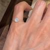 Xiaomi BF CLUB 925 Sterling Silver Ring For Women Jewelry Blue Stone Retro Open Vintage Handmade Ring Allergy For Party Birthday Gift
