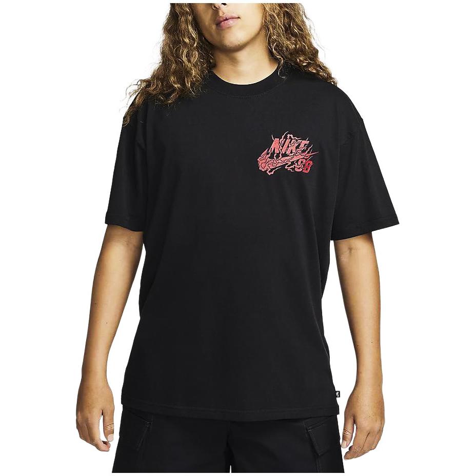 New Nike Dragon New Year's Collection T Shirts Men's Black FQ3720-010