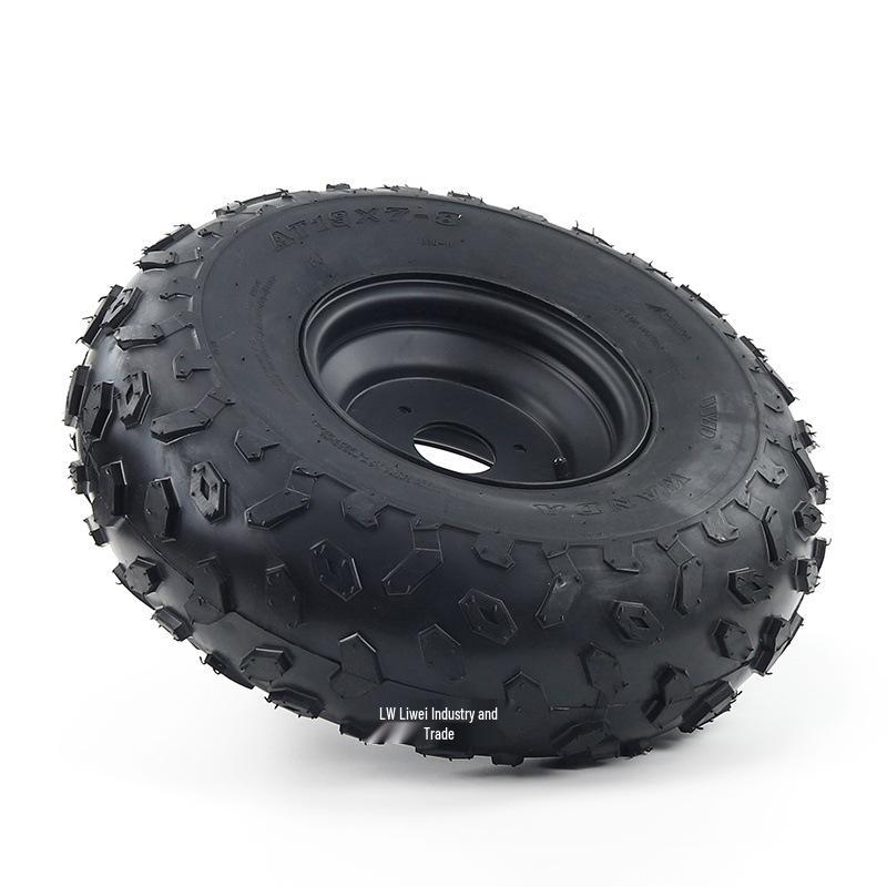 ATV Go-Kart Off-Road Vehicle with Thick Vacuum Diamond Tread Tires, 19x7-8 Inch Wheel Hub