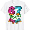 Cream Drip Meme Gamer Six Seven Alpha Slang Unisex T-Shirt