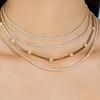 3mm Simple Iced Out Tennis CZ Choker Necklace for Women Men Crystal Short Chain On Neck Hip Hop Trend Accessories Jewelry