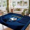 Atalanta FC Design Crystal Velvet Rug Soft Decorative Mat for Bedroom Entrance