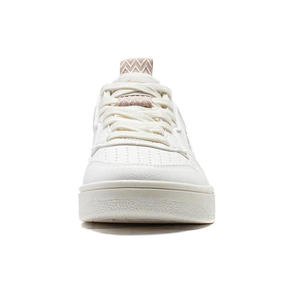 Li Ning Star Candy Slip Resistant, Abrasion Resistant, Lightweight, Breathable Low top Skateboard Shoes Women's White AGCT472-2