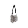Alexander Wang Rhinestone Clutch Underarm One Shoulder Handbag Mini Women's White Zircon 20C220P265