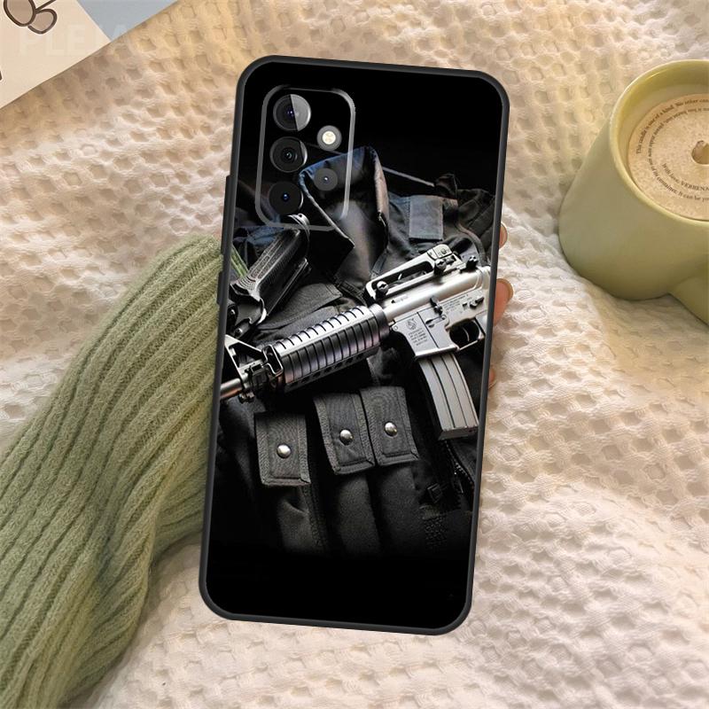 The Military Weapon For Samsung Galaxy A52 A52S A32 A12 A22 A72 A21S A50 A70 A71 A51 A33 A73 A53 Cover Case